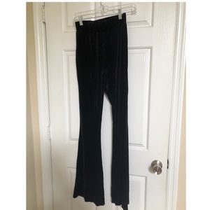 Women’s bootcut suede pants